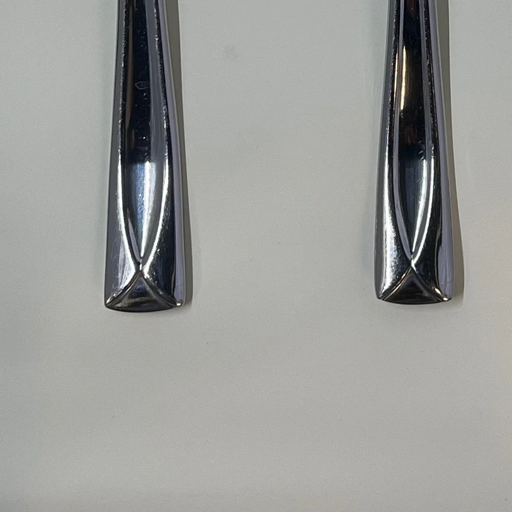 Oneida Lincoln Stainless Flatware Serving‎ Set 3-Piece Slotted Spoon Fork Spoon